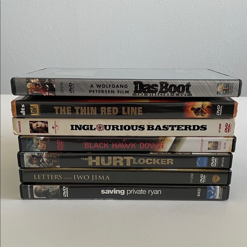 Saving Private Ryan NEW + Letters from Iwo Jima 2‑Disc + Hurt Locker + Black Haw